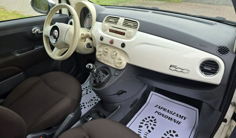 Fiat 500 1,2 benzyna 2014rok w ładnym białym kolorze 131 tyś km !!! full