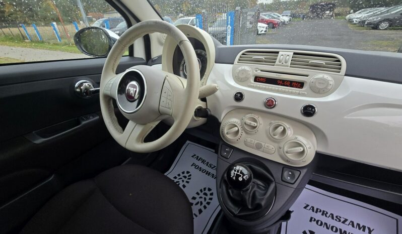 Fiat 500 1,2 benzyna 2014rok w ładnym białym kolorze 131 tyś km !!! full